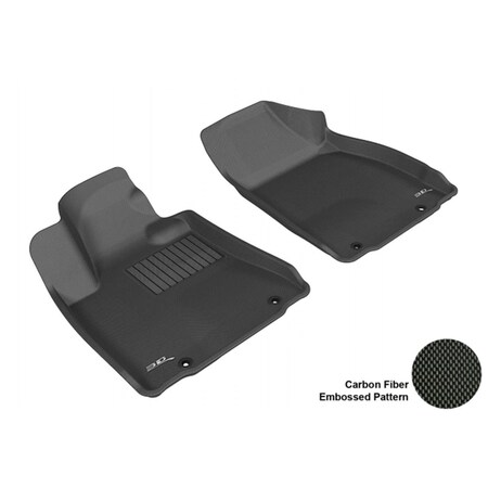 3D Maxpider LEXUS RX350/450H 2013-2014 KAGU BLACK R1 POST Floor Mat L1LX04511509
